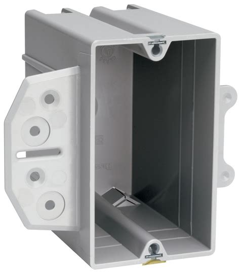 device boxes for metal studs|single gang adjustable electrical box.